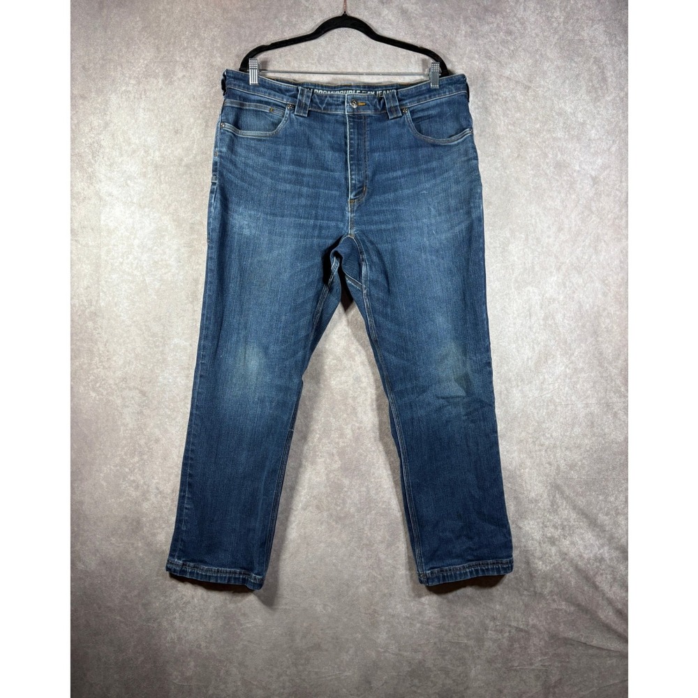 Duluth Trading Co Jeans Men 40x30 Blue Ballroom Double Flex Standard Fit Stretch